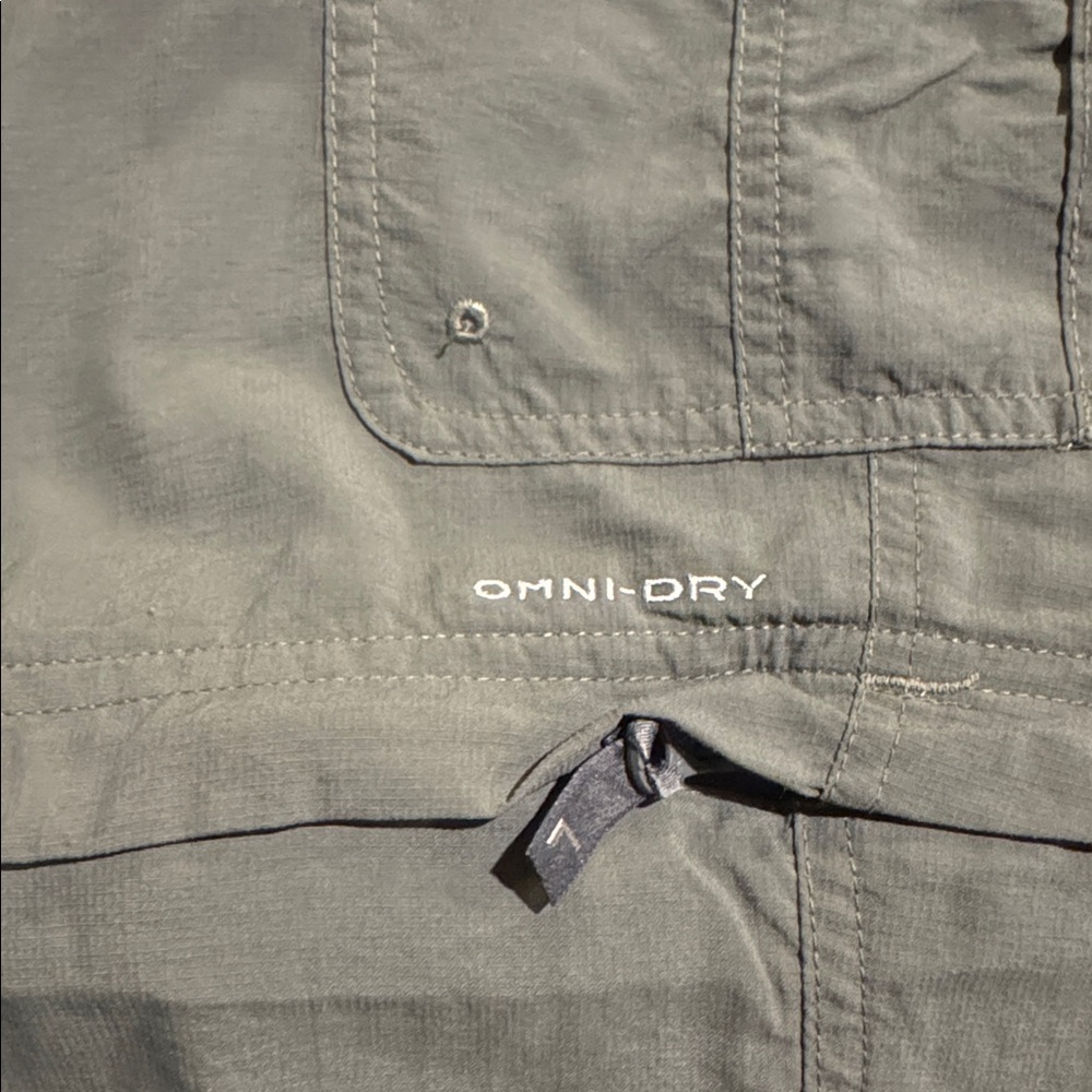 Columbia Titanium Men's Olive Cargo Convertible Pants-Size XXL, Inseam 32 - Picture 5 of 12